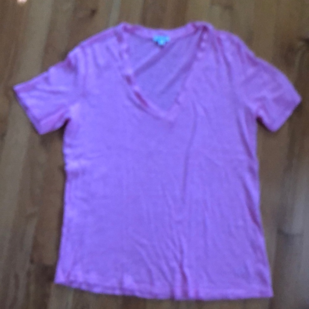 Splendid V-neck Slub Jersey t-shirt